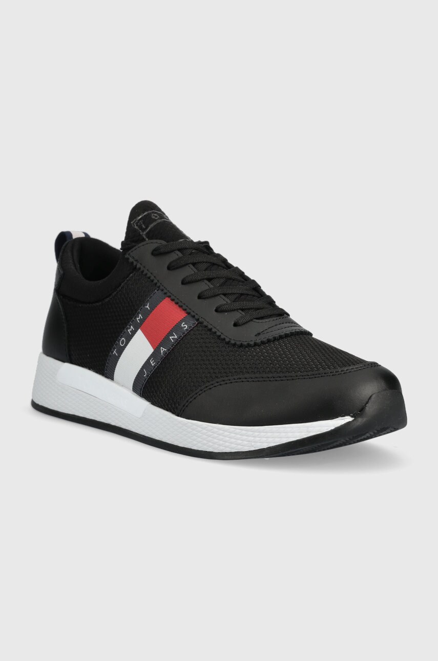 

Кроссовки Tommy Jeans Flexi Runner цвет чёрный