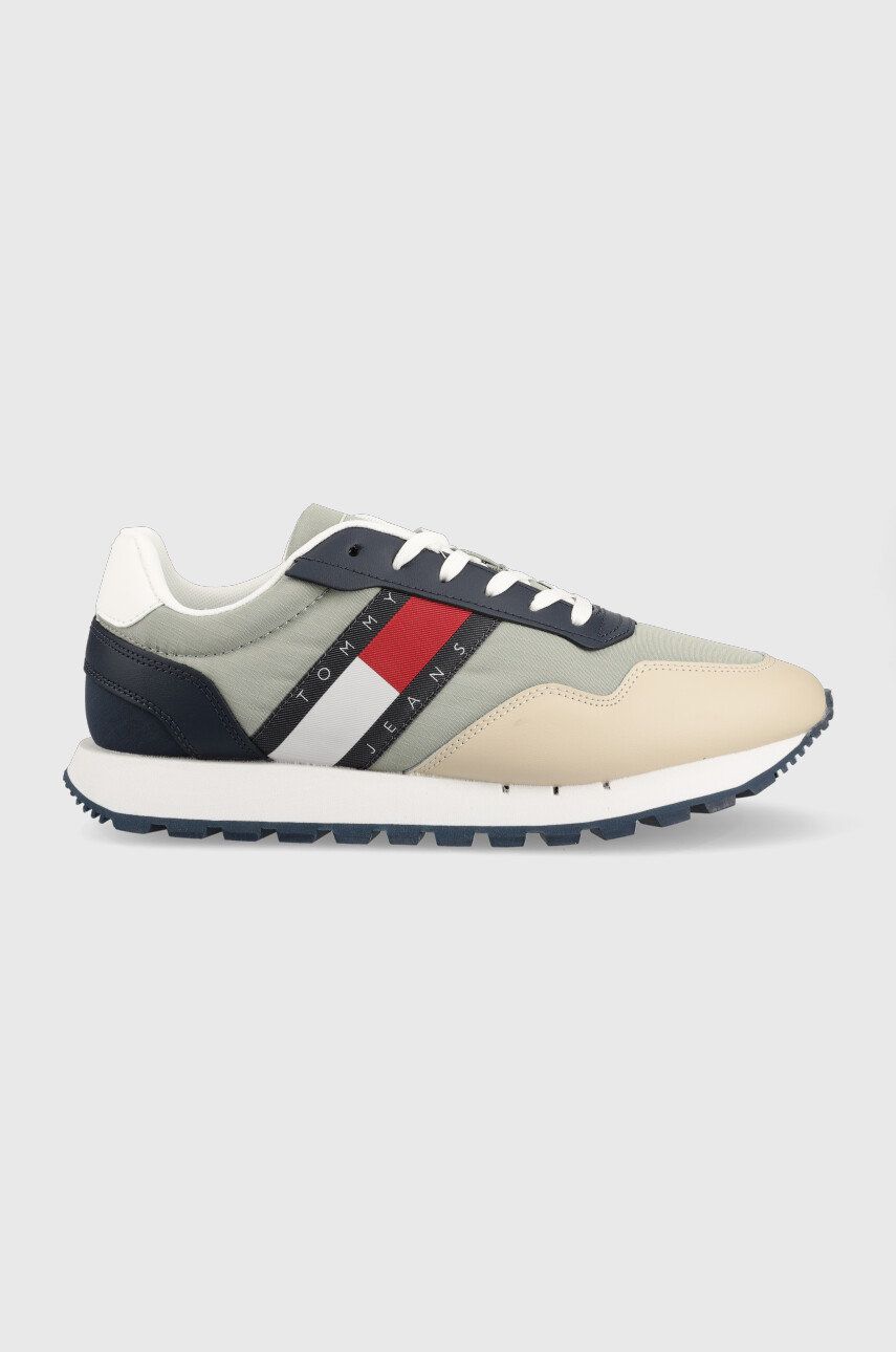 

Маратонки Tommy Jeans Retro Runner Core в сиво, Сив