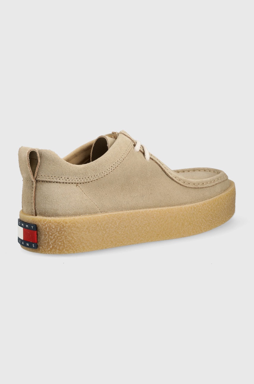 

Замшевые туфли Tommy Jeans Mens Suede Shoe мужские цвет бежевый