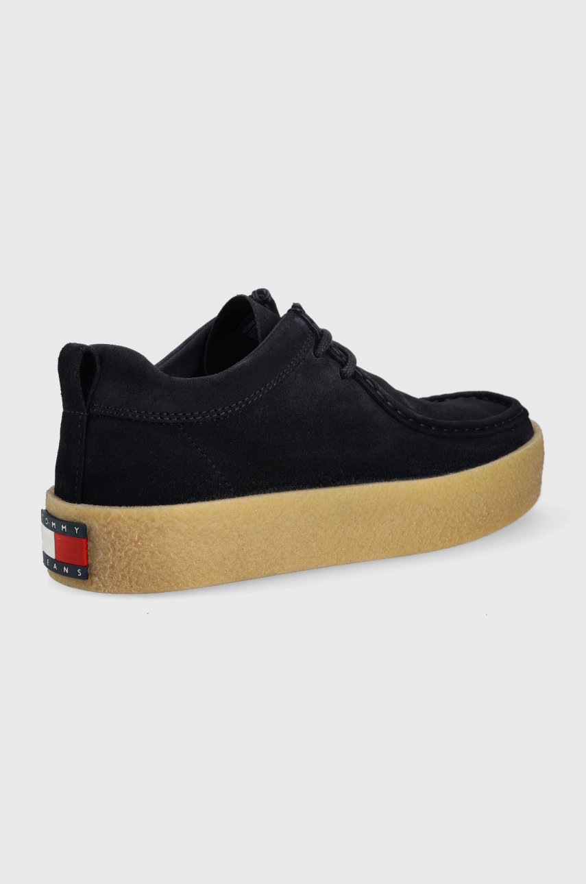 

Замшевые туфли Tommy Jeans Mens Suede Shoe мужские цвет синий