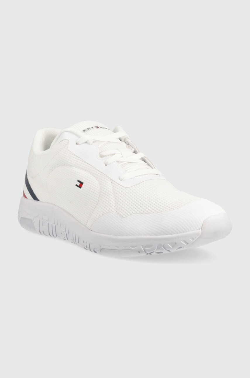 

Кроссовки Tommy Hilfiger Lightweight Runner Stripes цвет белый