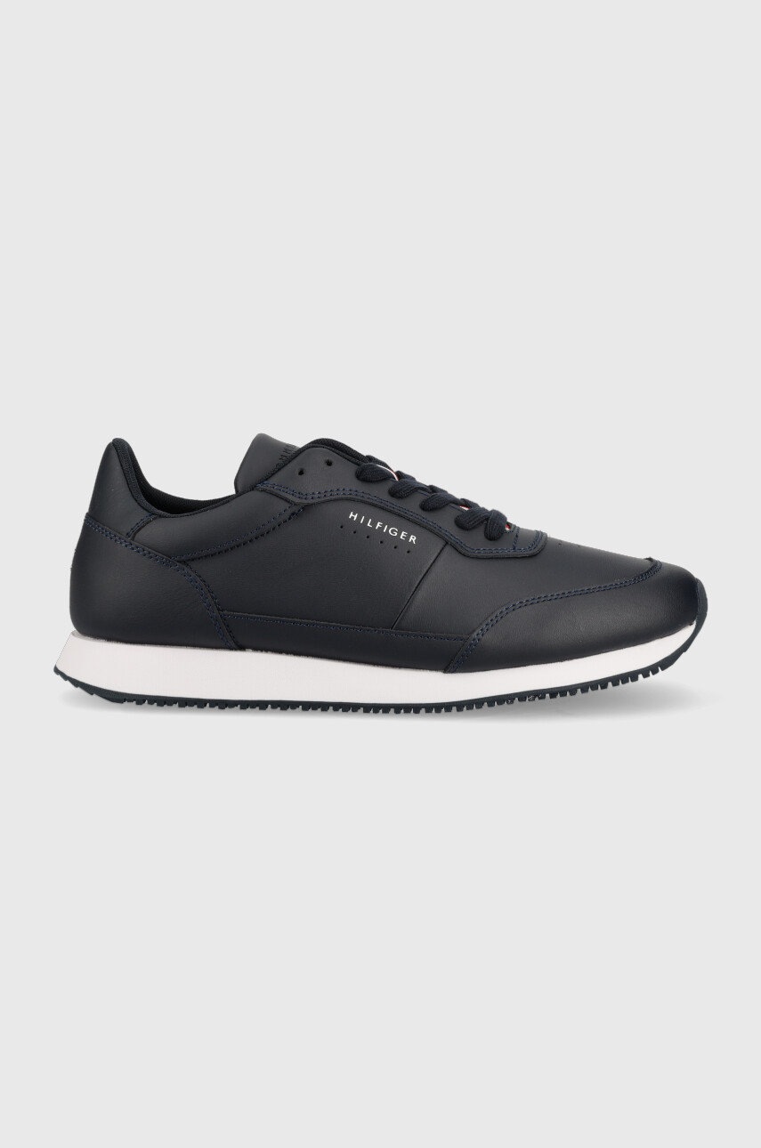

Кожаные кроссовки Tommy Hilfiger Runner Lo цвет синий