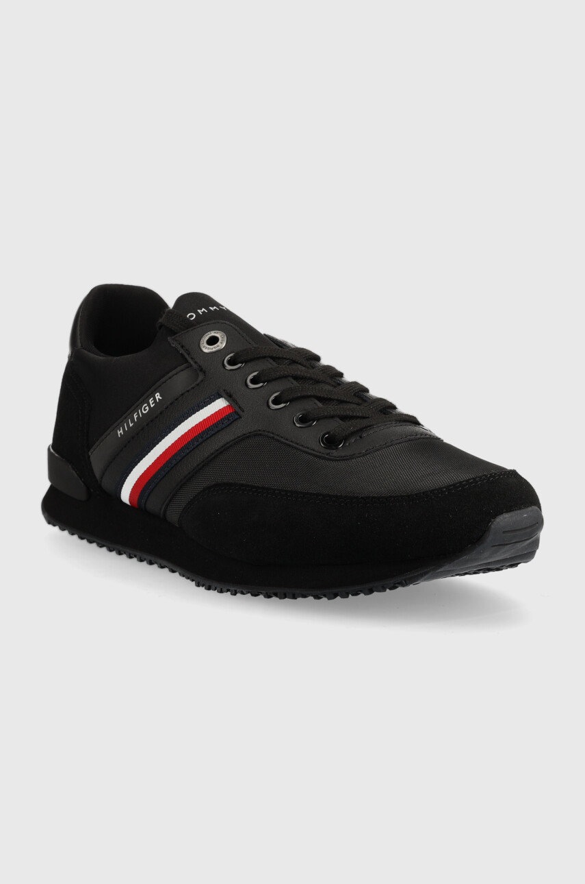 

Кроссовки Tommy Hilfiger Iconic Sock Runner Mix цвет чёрный