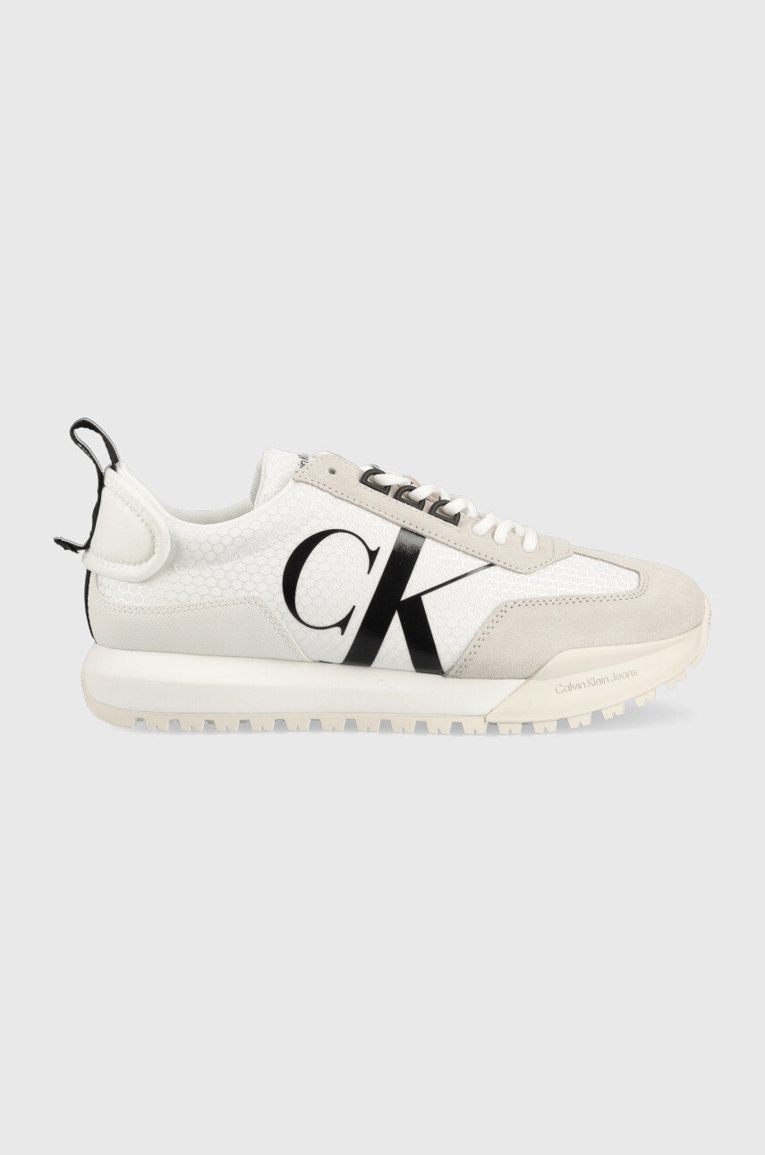 

Маратонки Calvin Klein Jeans New Retro Runner Laceup в бяло, Бял