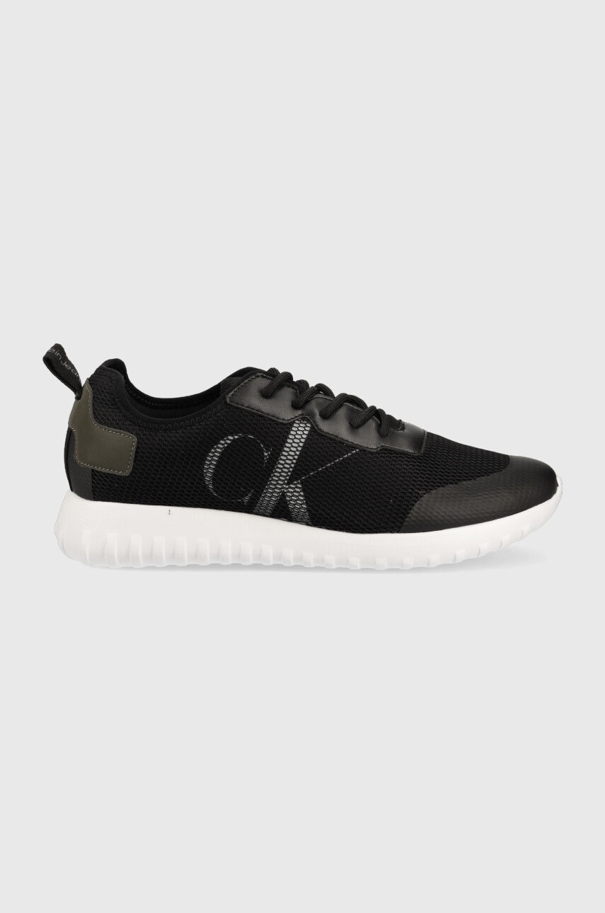 

Маратонки Calvin Klein Jeans Sporty Runner Eva Slipon в черно, Черен