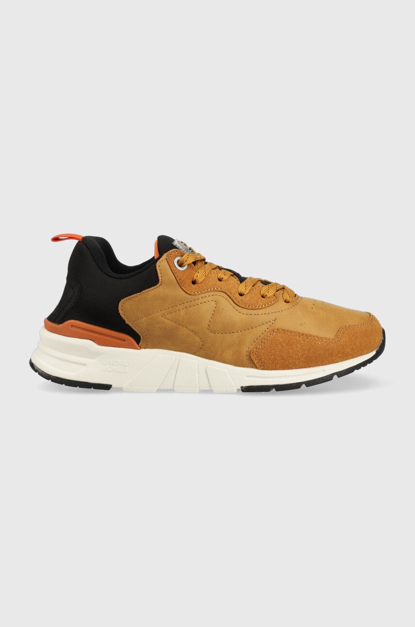 Jack & jones sneakers carbon culoarea maro