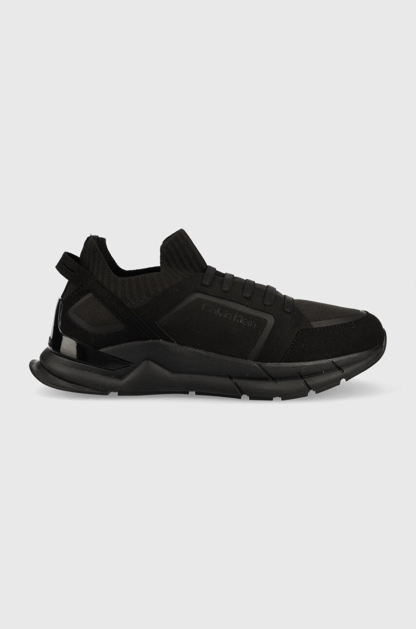 

Маратонки Calvin Klein Low Top Lace Up в черно, Черен