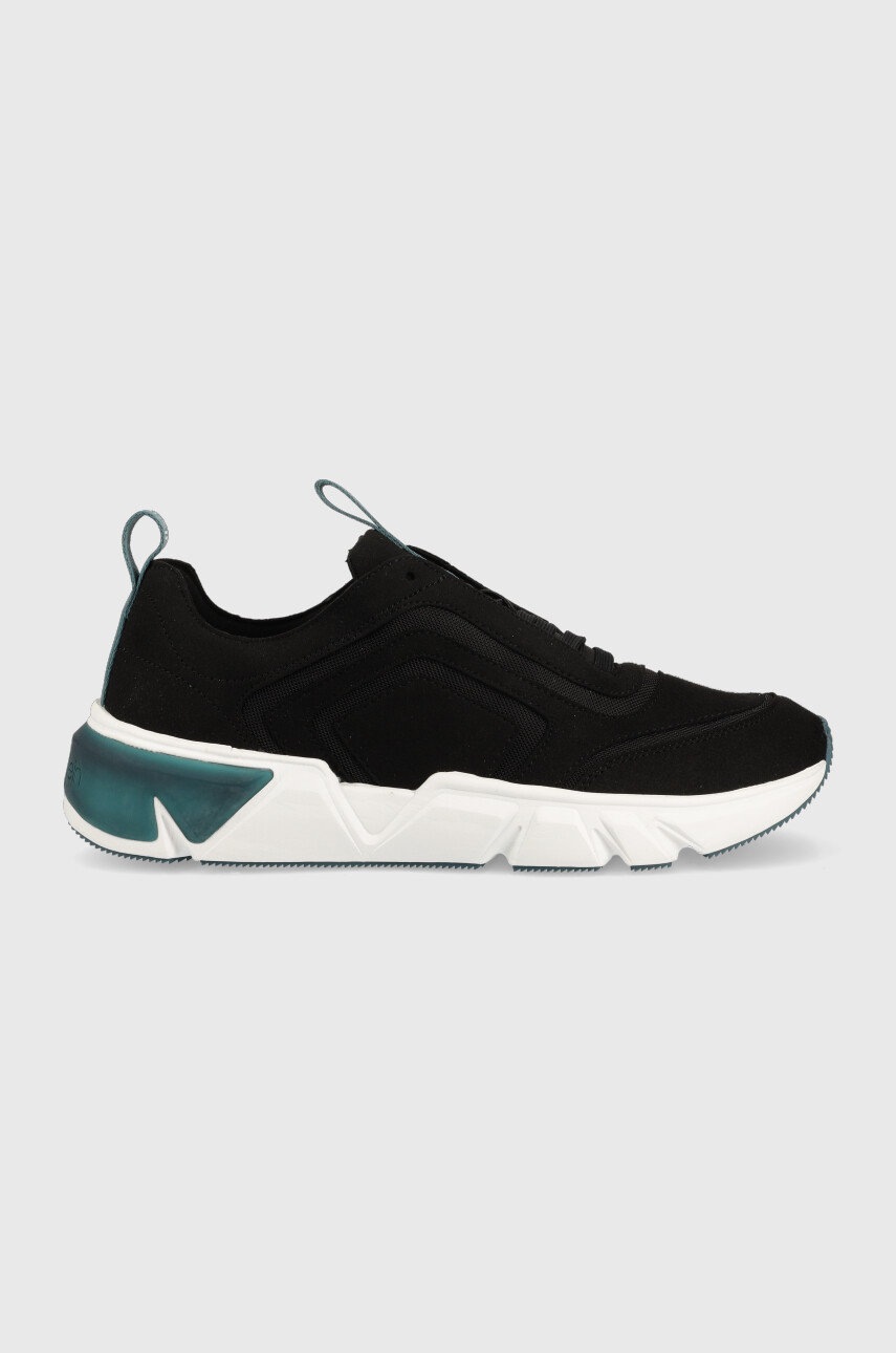 

Маратонки Calvin Klein Low Top Lace Up в черно, Черен