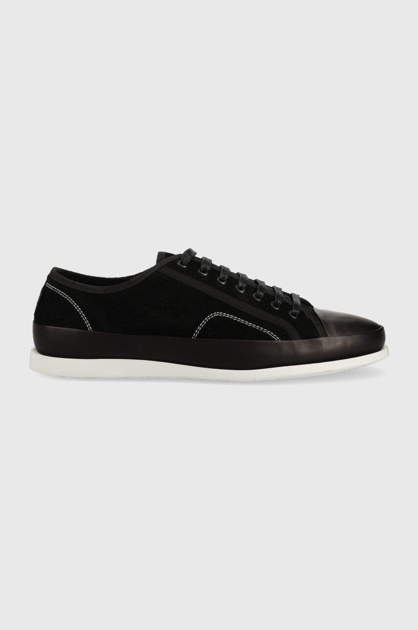 Kožené sneakers boty PS Paul Smith Glover černá barva - černá -  Svršek: Přírodní kůže