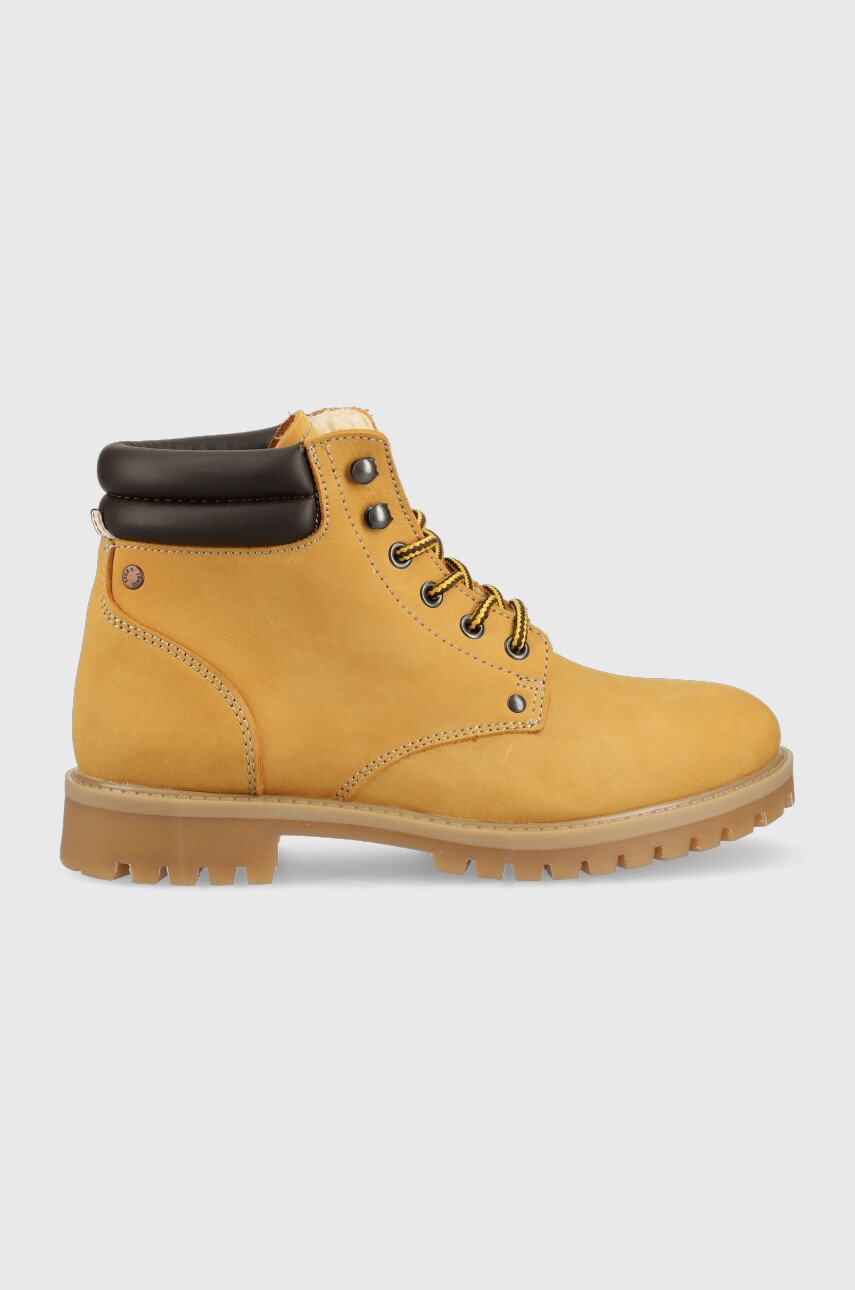 

Велурени туристически обувки Jack & Jones Stoke в бежово, Бежов