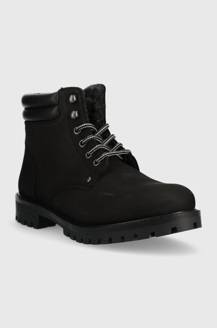 

Замшевые ботинки Jack & Jones Stoke мужские цвет чёрный