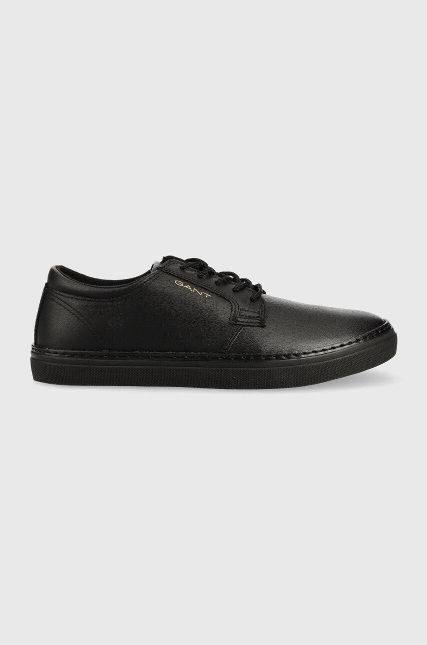Gant sneakersy skórzane Prepville męskie kolor czarny