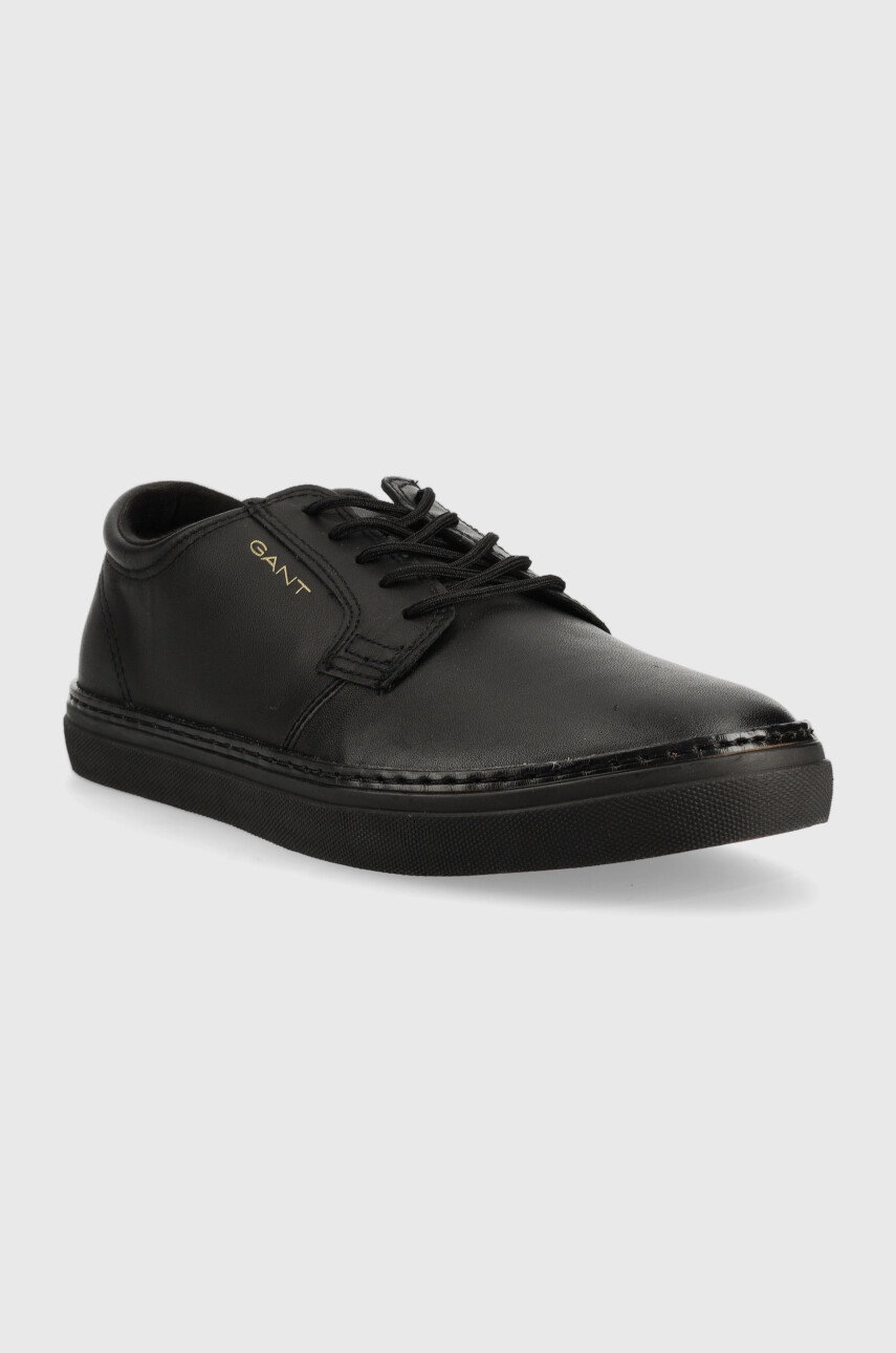 

Кожаные кроссовки Gant Prepville мужские цвет чёрный