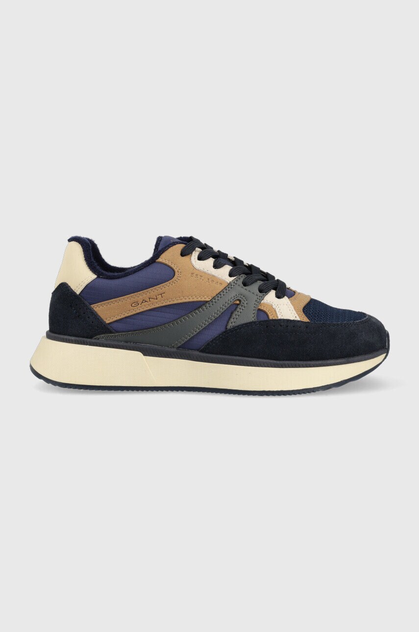 Gant sneakers dimaz culoarea albastru marin