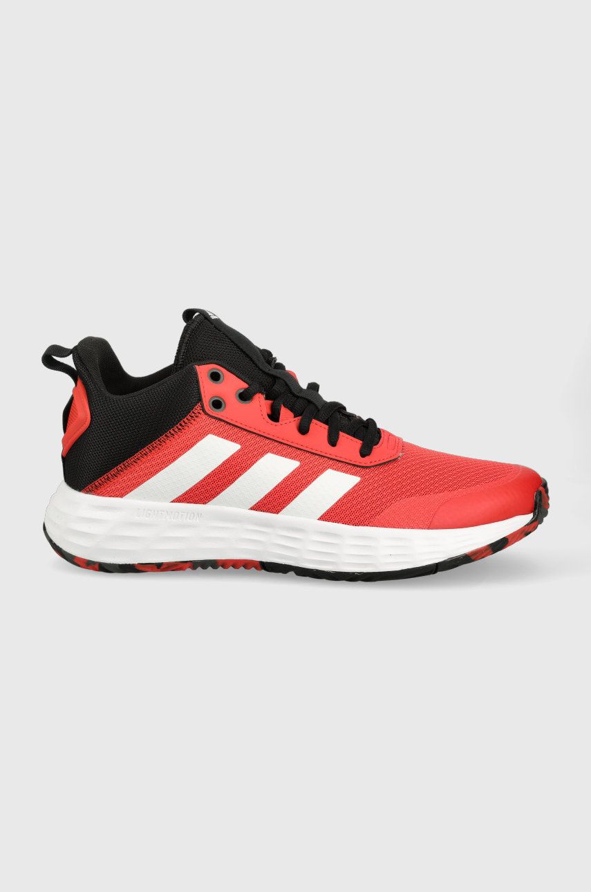 adidas pantofi de antrenament Ownthegame 2.0 GW5487 culoarea rosu 2.0 imagine noua