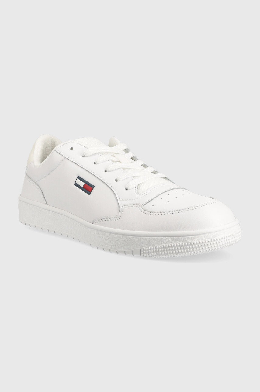 

Шкіряні кросівки Tommy Jeans Tommy Jeans City Leather Cupsole колір білий