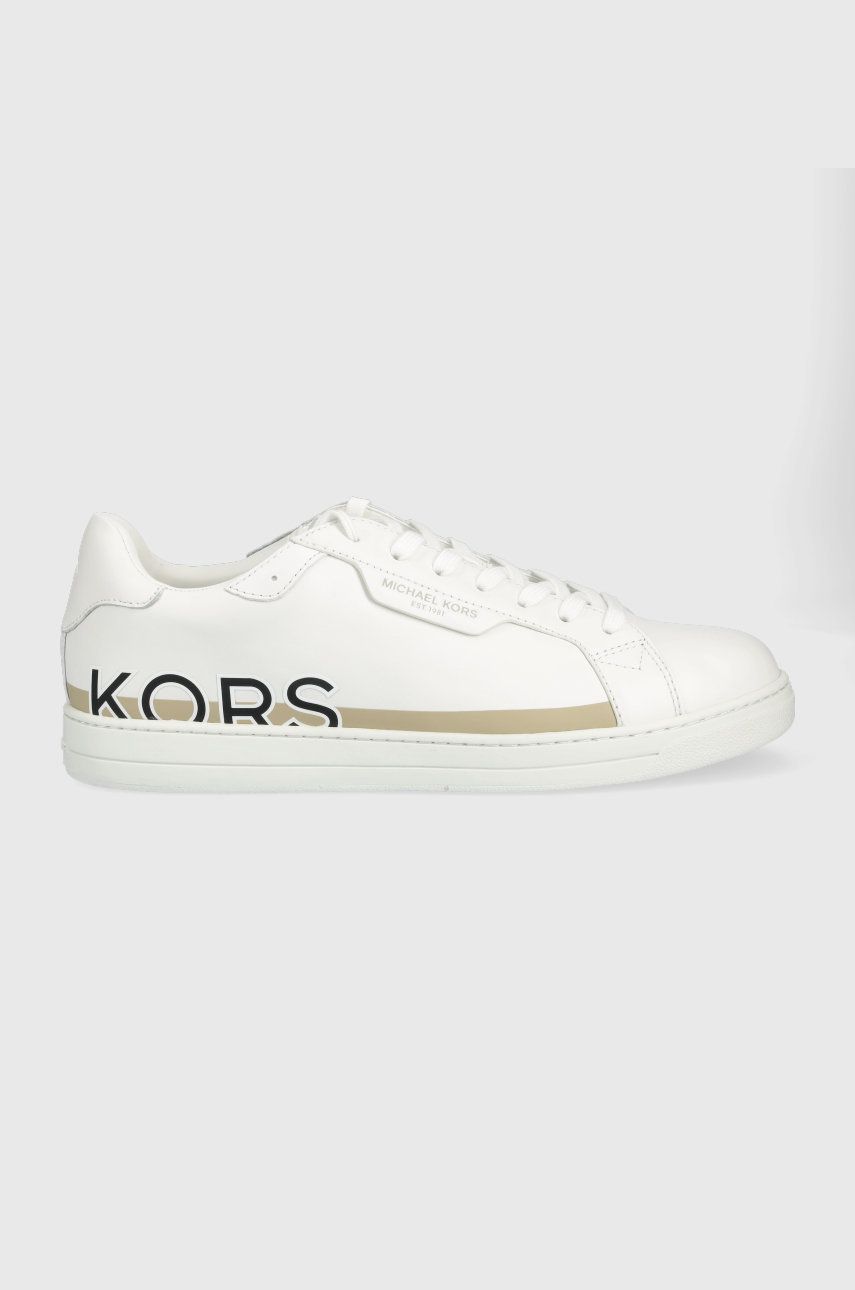 Michael Kors sneakers din piele Keating culoarea alb