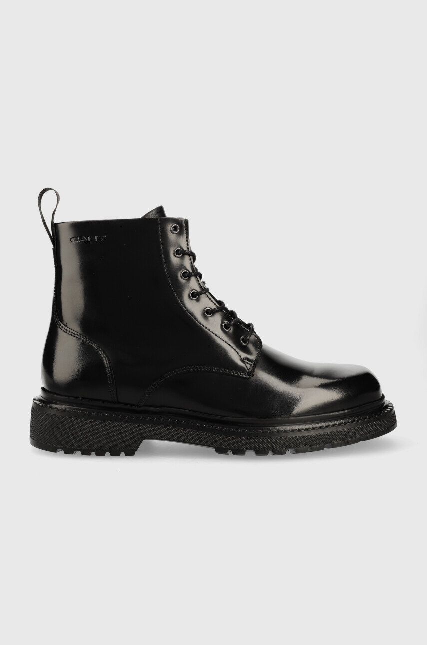 Gant pantofi Ramville barbati, culoarea negru answear.ro imagine promotii 2022