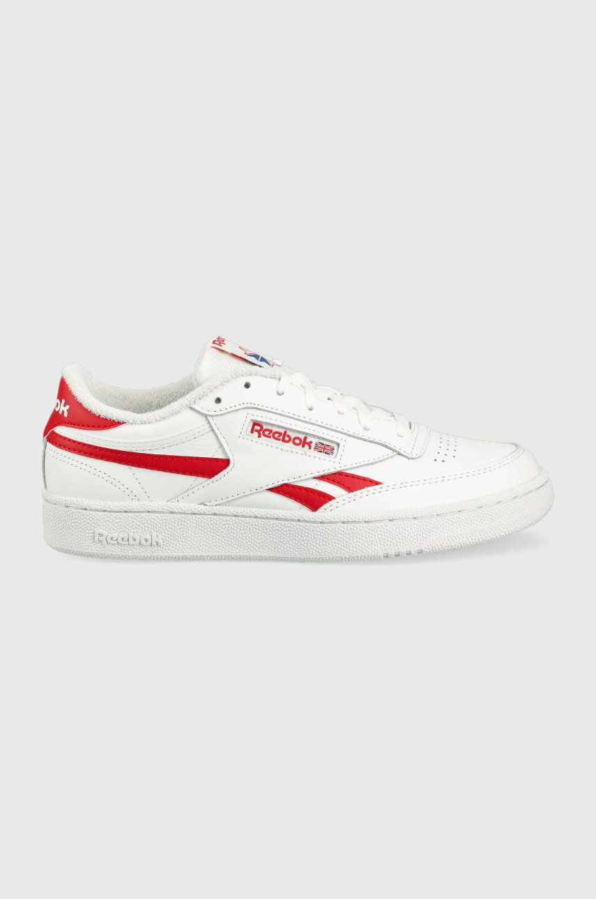 Kožené sneakers boty Reebok Classic bílá barva, H04170-WH/VE/WH - bílá -  Svršek: Umělá hmota