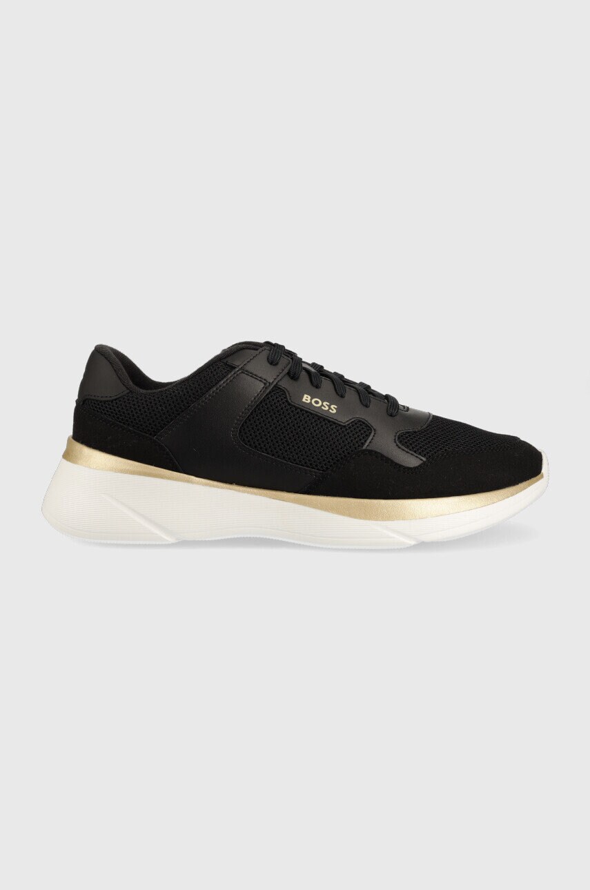 Boss sneakers dean runn culoarea negru