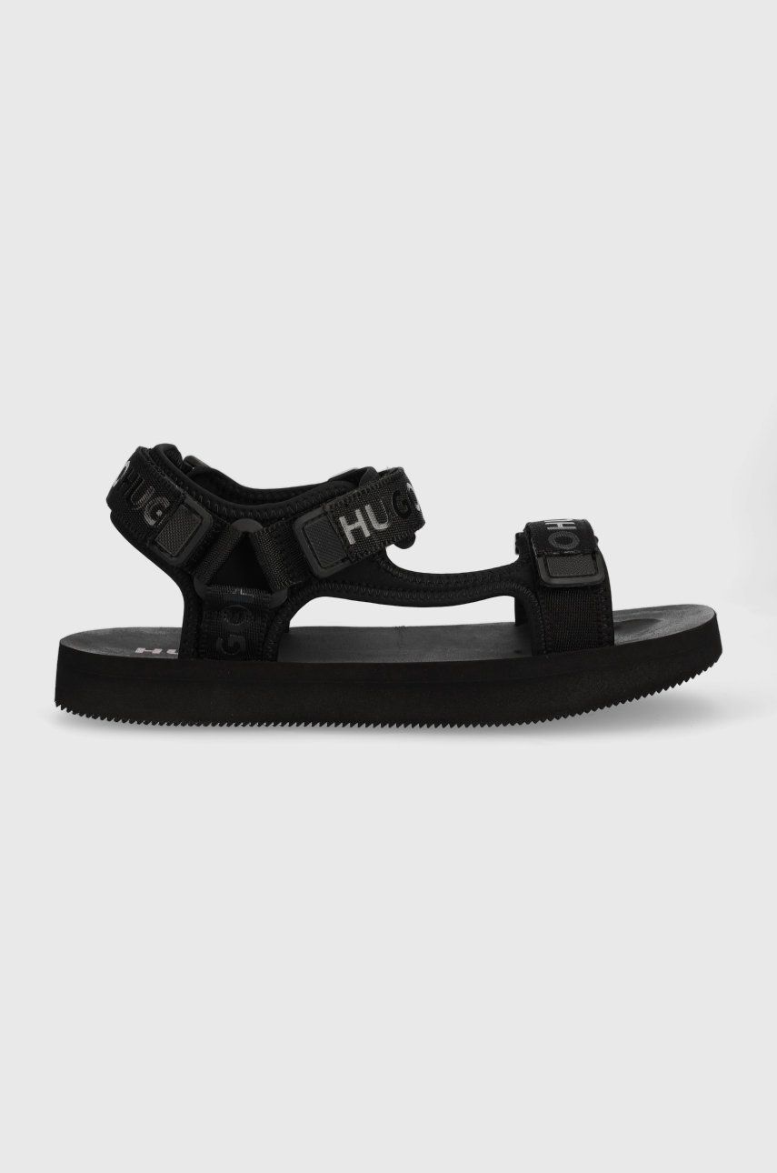 HUGO sandale Jens Sand barbati, culoarea negru answear.ro