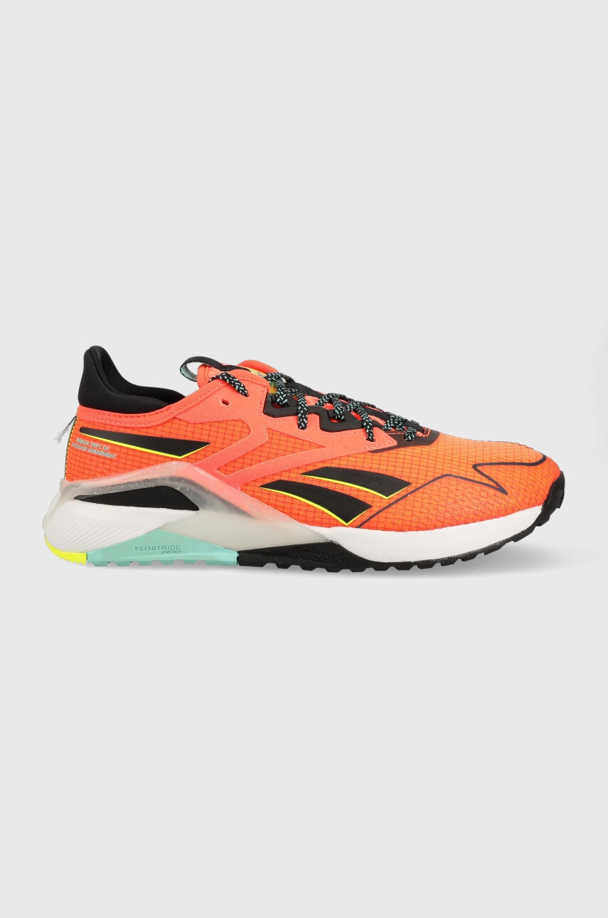 Levně Tréninkové boty Reebok X2 Tr Adventure oranžová barva