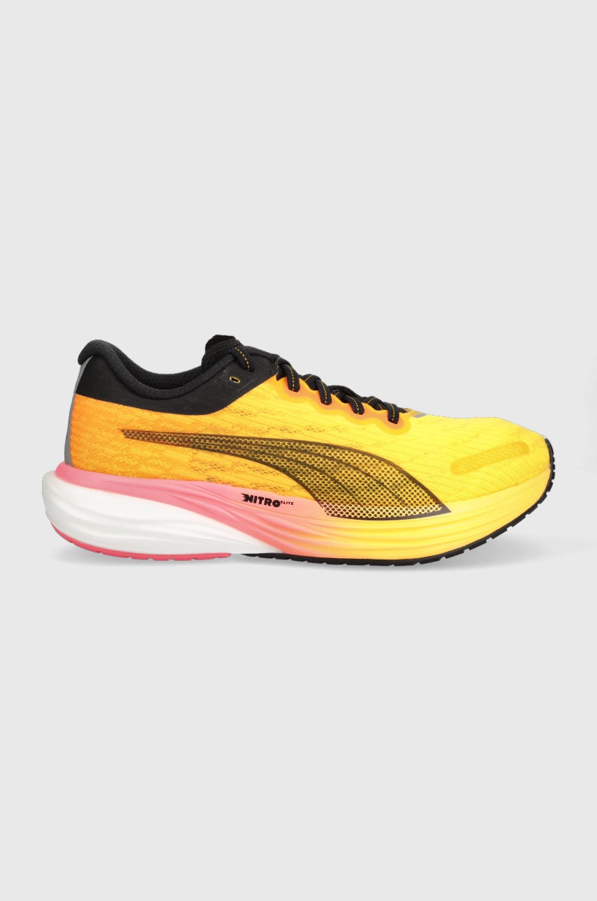

Бігові кросівки Puma deviate nitro 2 колір помаранчевий