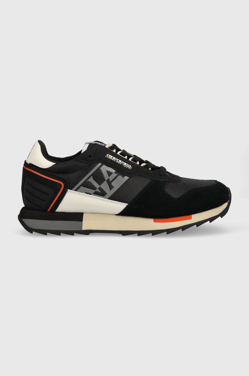 Sneakers boty Napapijri Virtus černá barva - černá -  Svršek: Textilní materiál