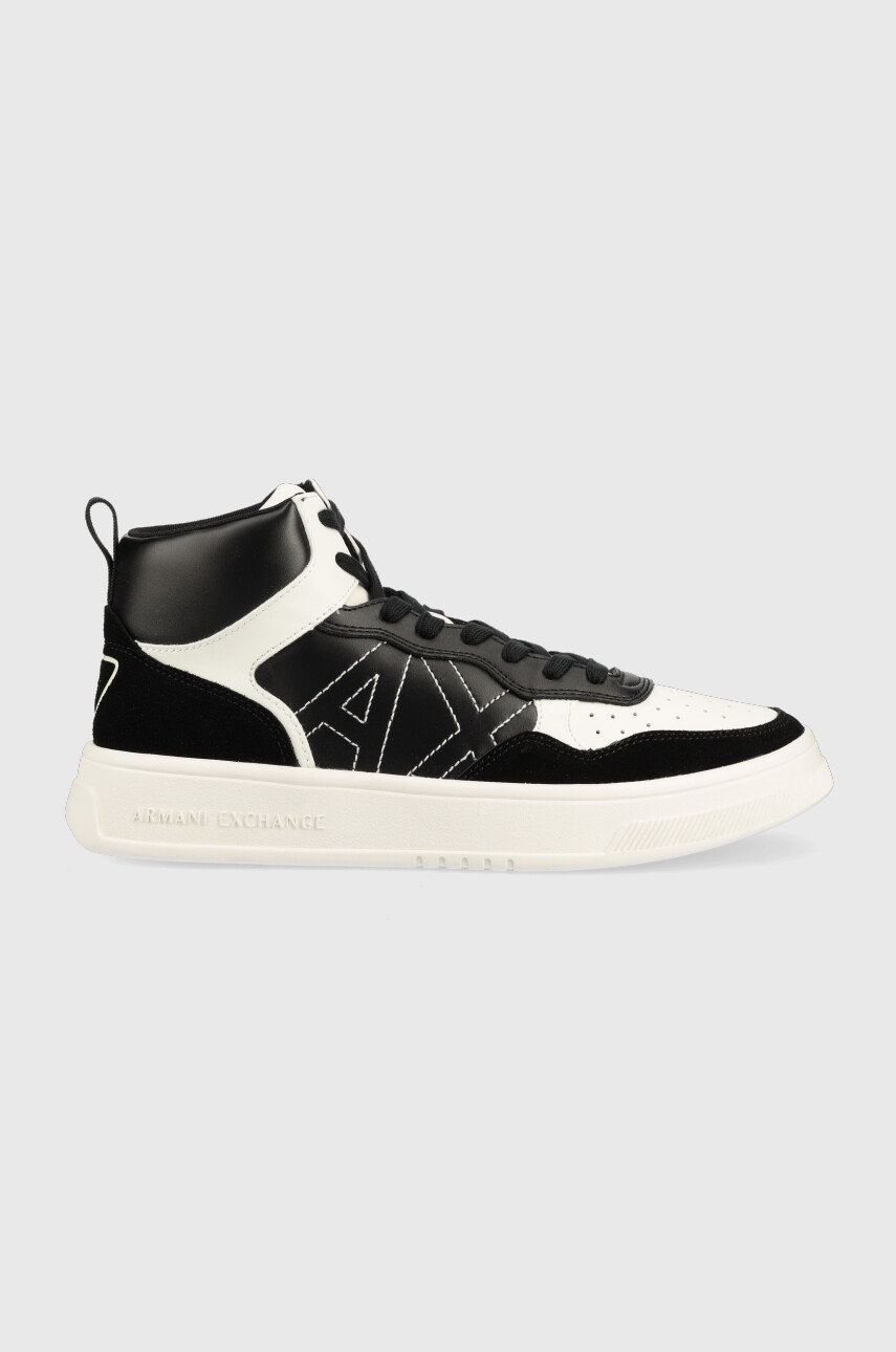 Levně Sneakers boty Armani Exchange černá barva