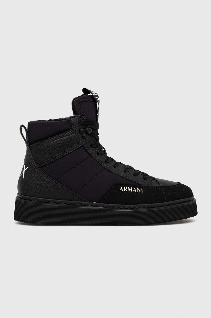 

Обувки Armani Exchange в черно, Черен