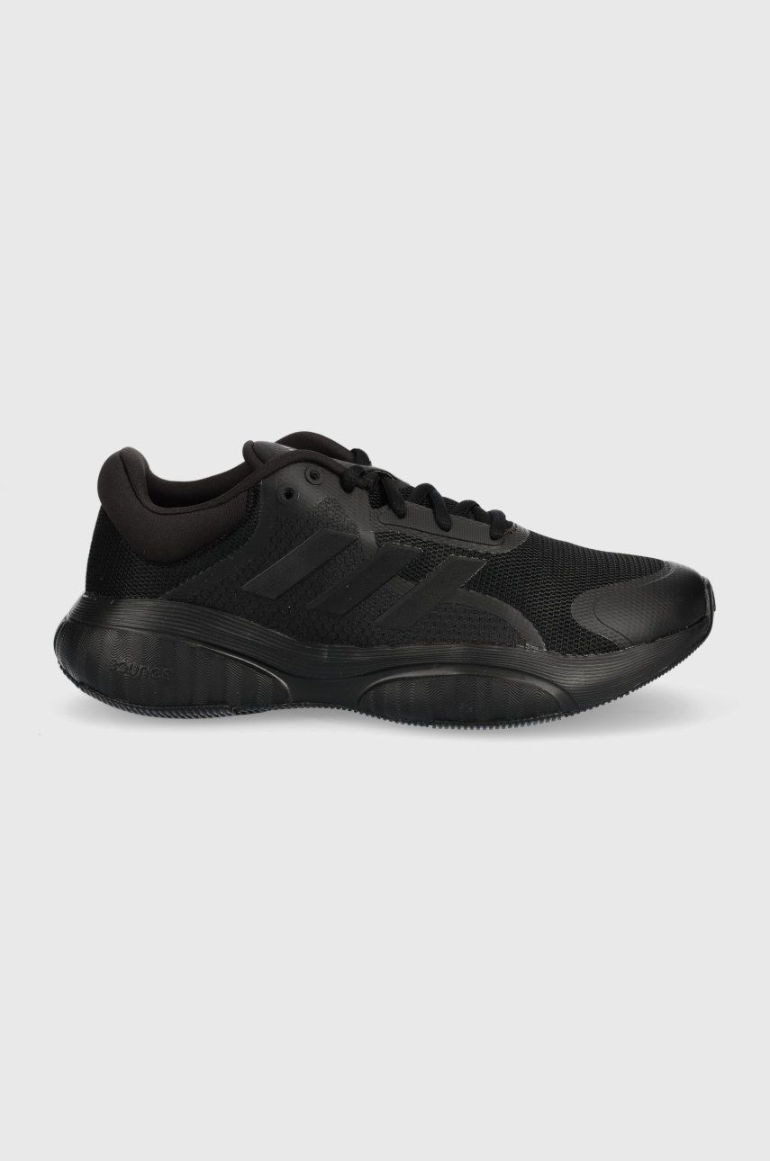 Levně Běžecké boty adidas Response černá barva
