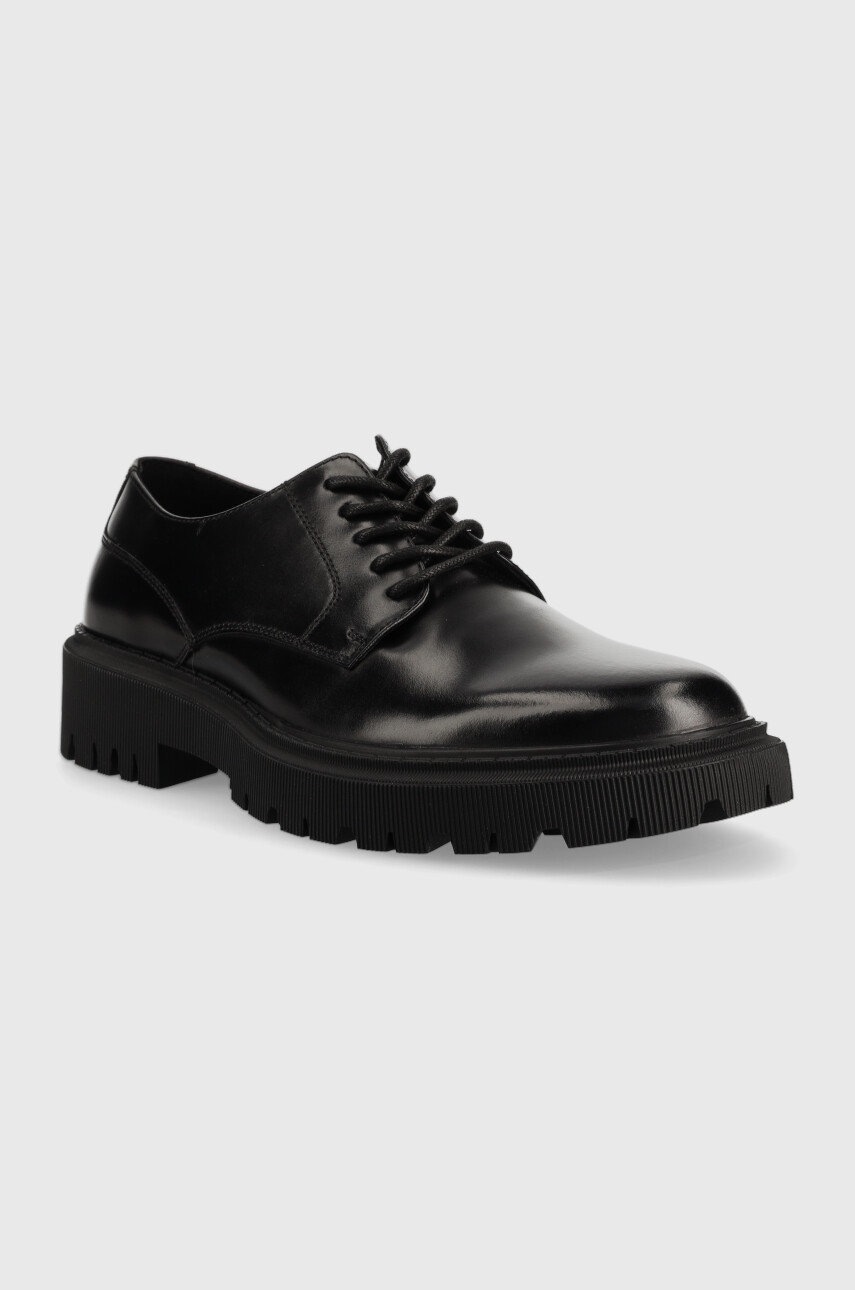 

Кожаные туфли Aldo Segal мужские цвет чёрный