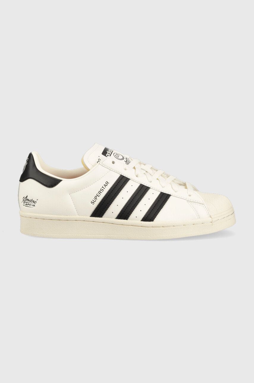 adidas Originals sneakers Superstar X André Saraiva culoarea bej