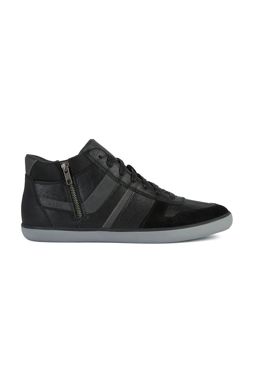 Sneakers boty Geox Elver černá barva - černá -  Svršek: Umělá hmota