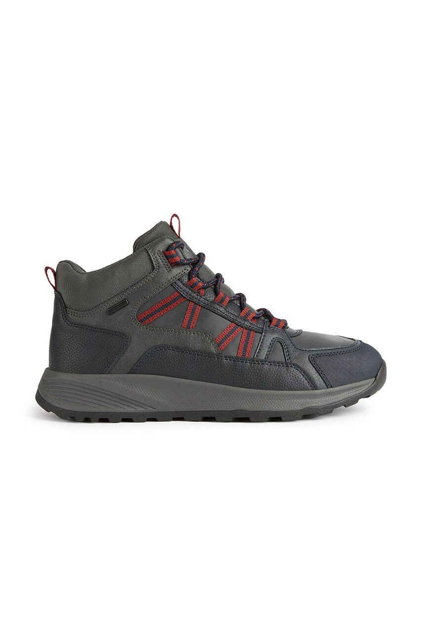 Geox pantofi inalti terrestre b abx barbati, culoarea albastru marin
