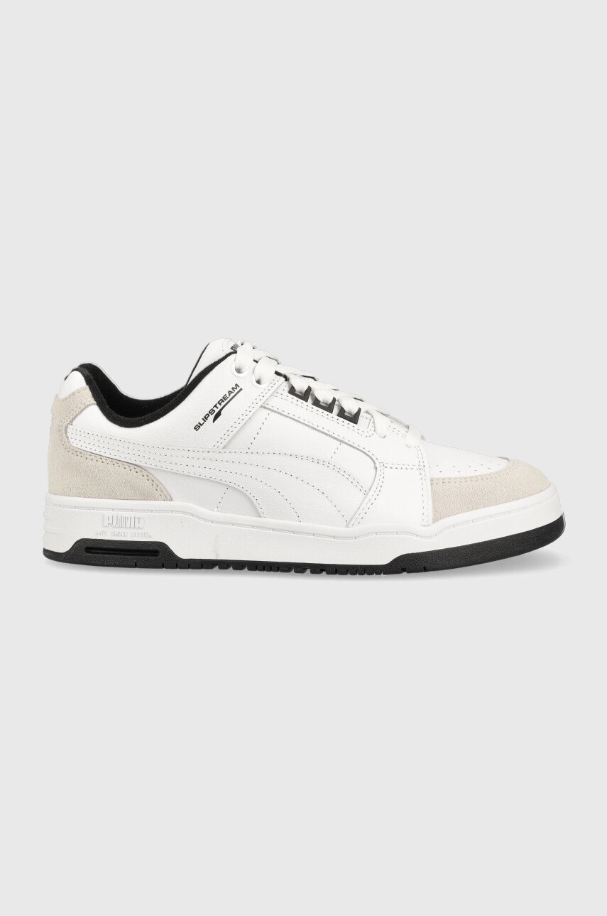 

Кожени маратонки Puma в бяло, Бял