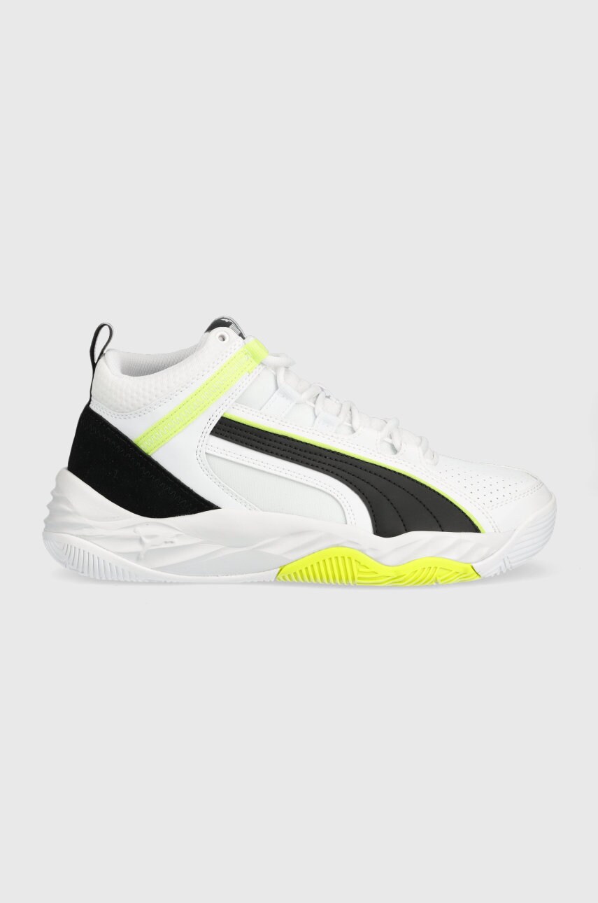 Puma pantofi de antrenament Rebound Future Evo Core , culoarea alb Alb imagine noua