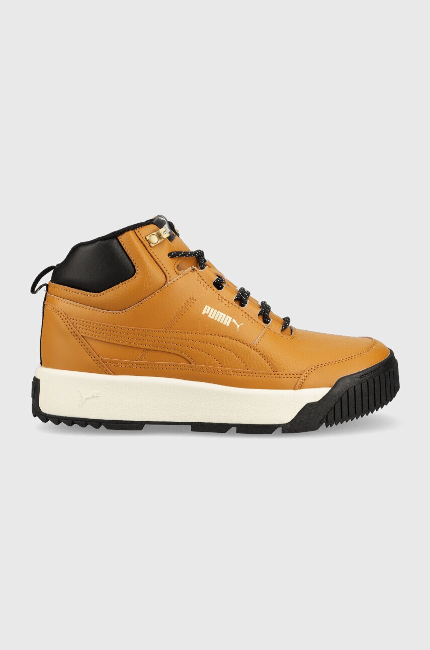 Puma sneakers culoarea maro