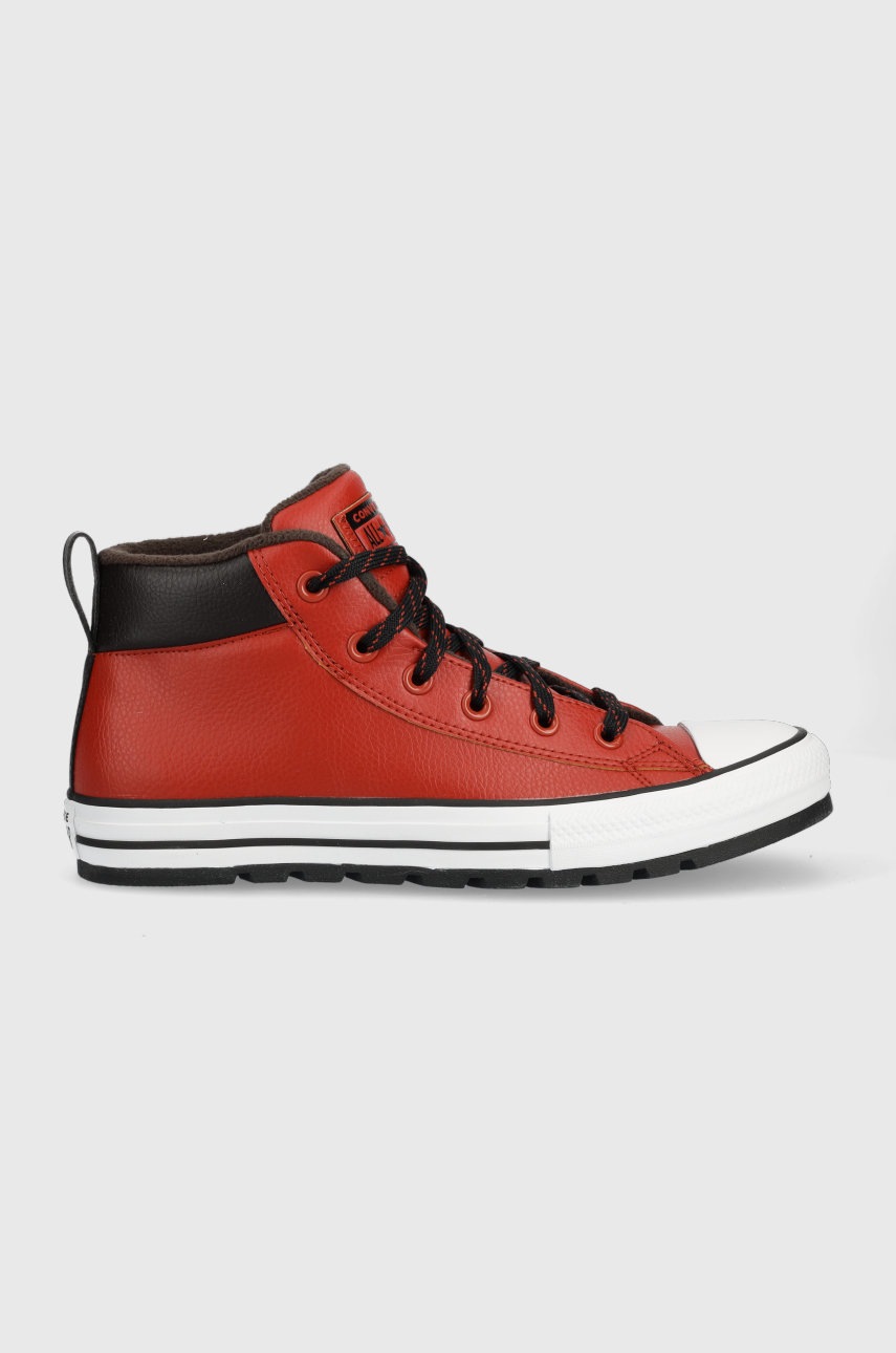 

Високи кецове Converse Chuck Taylor All Star Street Lugged в червено, Червен