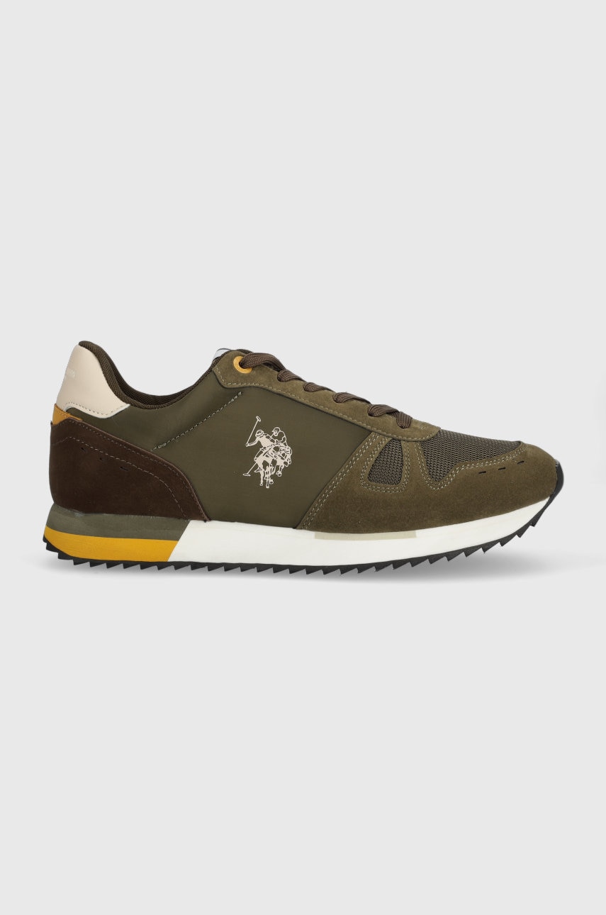 U.s. polo assn. sneakers balty , culoarea verde