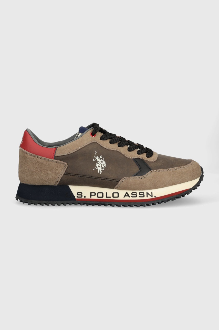 

Маратонки U.S. Polo Assn. Cleef в кафяво, Кафяв