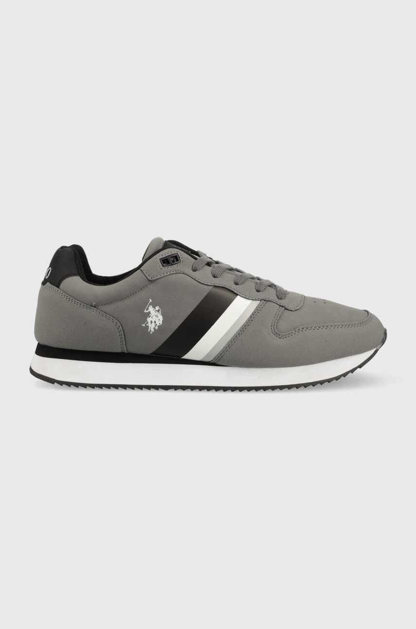 U.s. polo assn. sneakers nobil culoarea gri