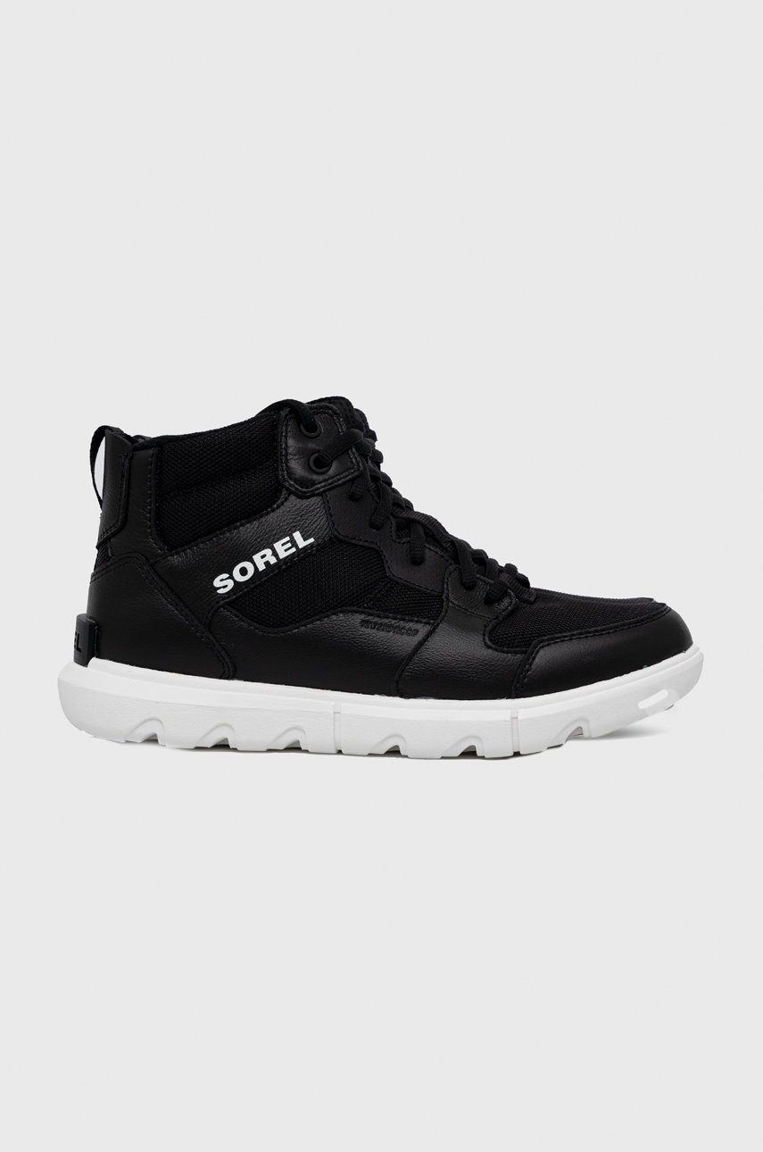 Levně Sneakers boty Sorel Explorer Sneaker Mid černá barva