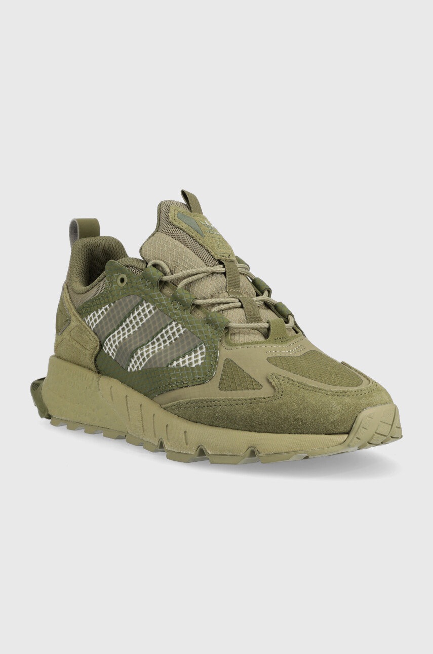

Кроссовки adidas Originals Zx 1k Boost цвет зелёный