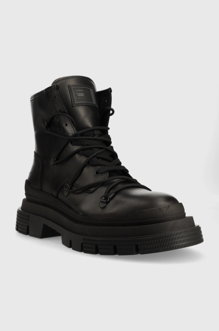 

Шкіряні черевики G-Star Raw Lintell Cos чоловічі колір чорний