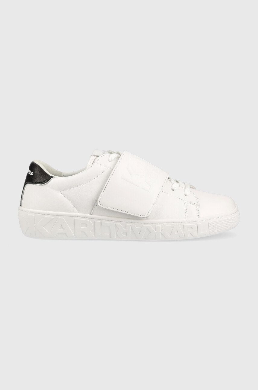 Levně Sneakers boty Karl Lagerfeld Kupsole Iii bílá barva