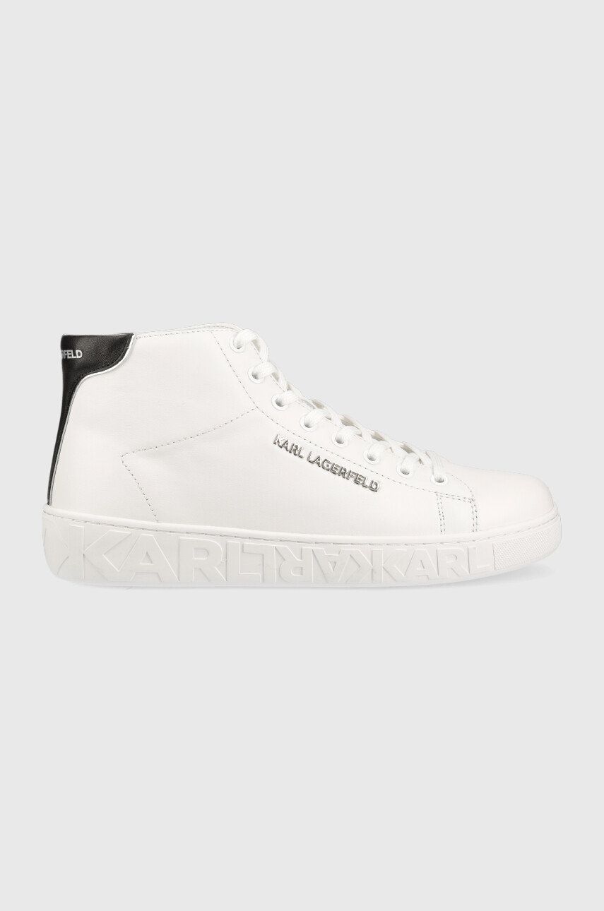Karl Lagerfeld Sneakers Din Piele Kupsole Iii Culoarea Alb