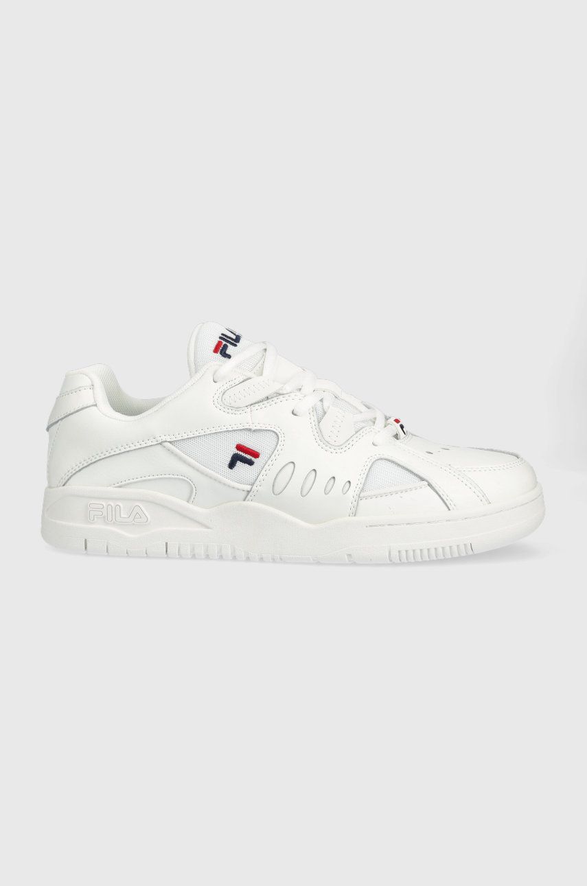 Sneakers boty Fila Topspin bílá barva - bílá -  Svršek: Umělá hmota