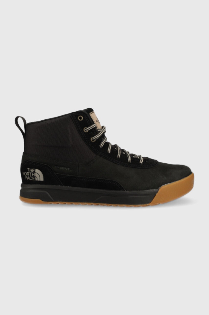 

Обувки The North Face Larimer Mid Waterproof в черно с изолация, Черен