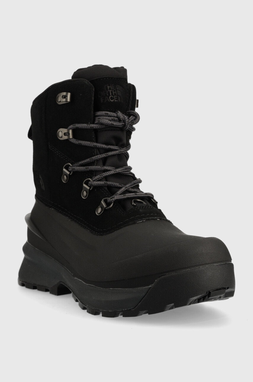 Μπότες χιονιού The North Face MEN S CHILKAT V LACE WP χρώμα: μαύρο F30 φωτογραφία